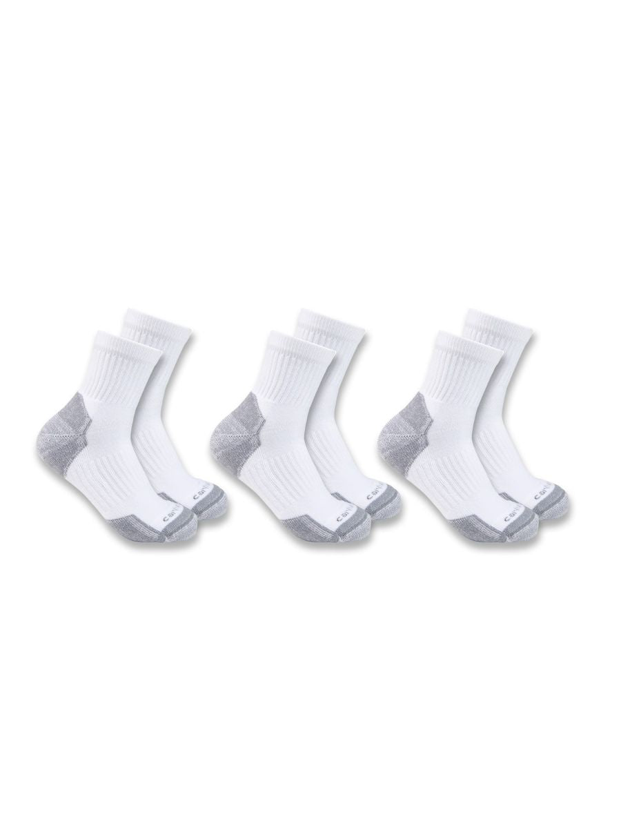 Carhartt Midweight Cotton Blend 3-Pack Socks