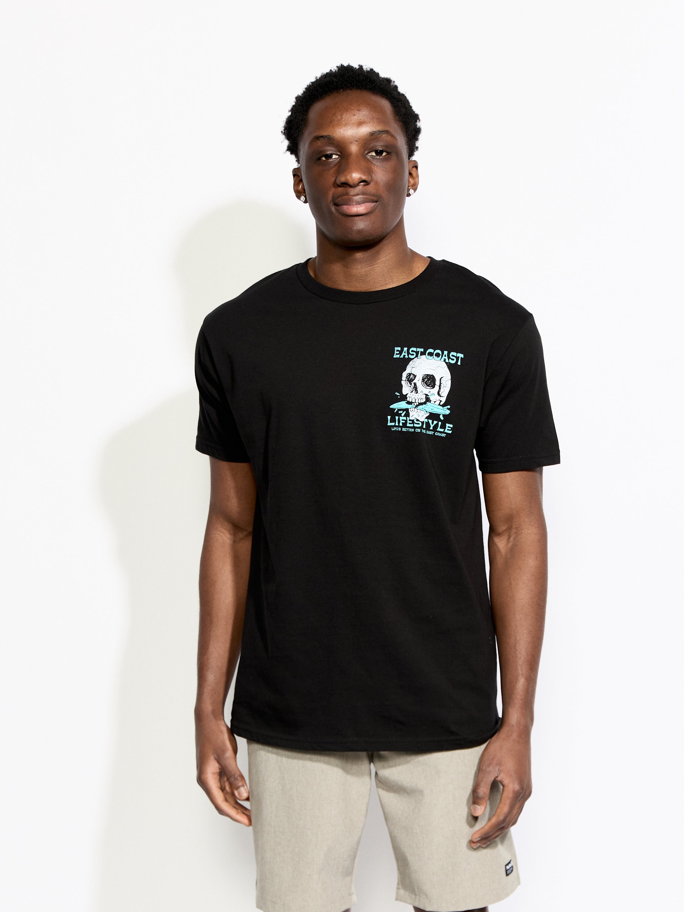 East Coast Lifestyle Surfboard Skeleton Tee