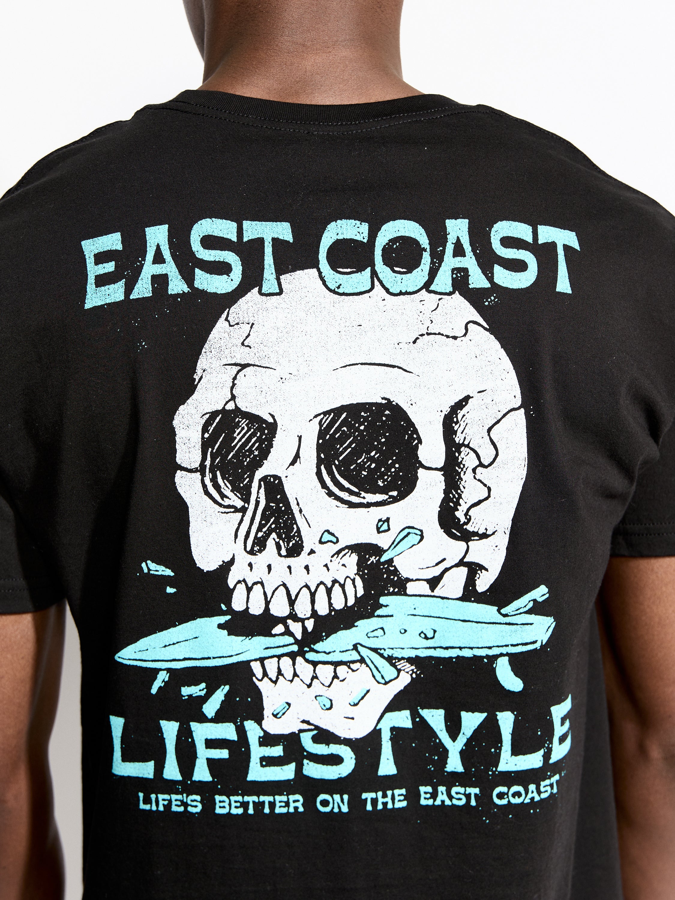 East Coast Lifestyle Surfboard Skeleton Tee
