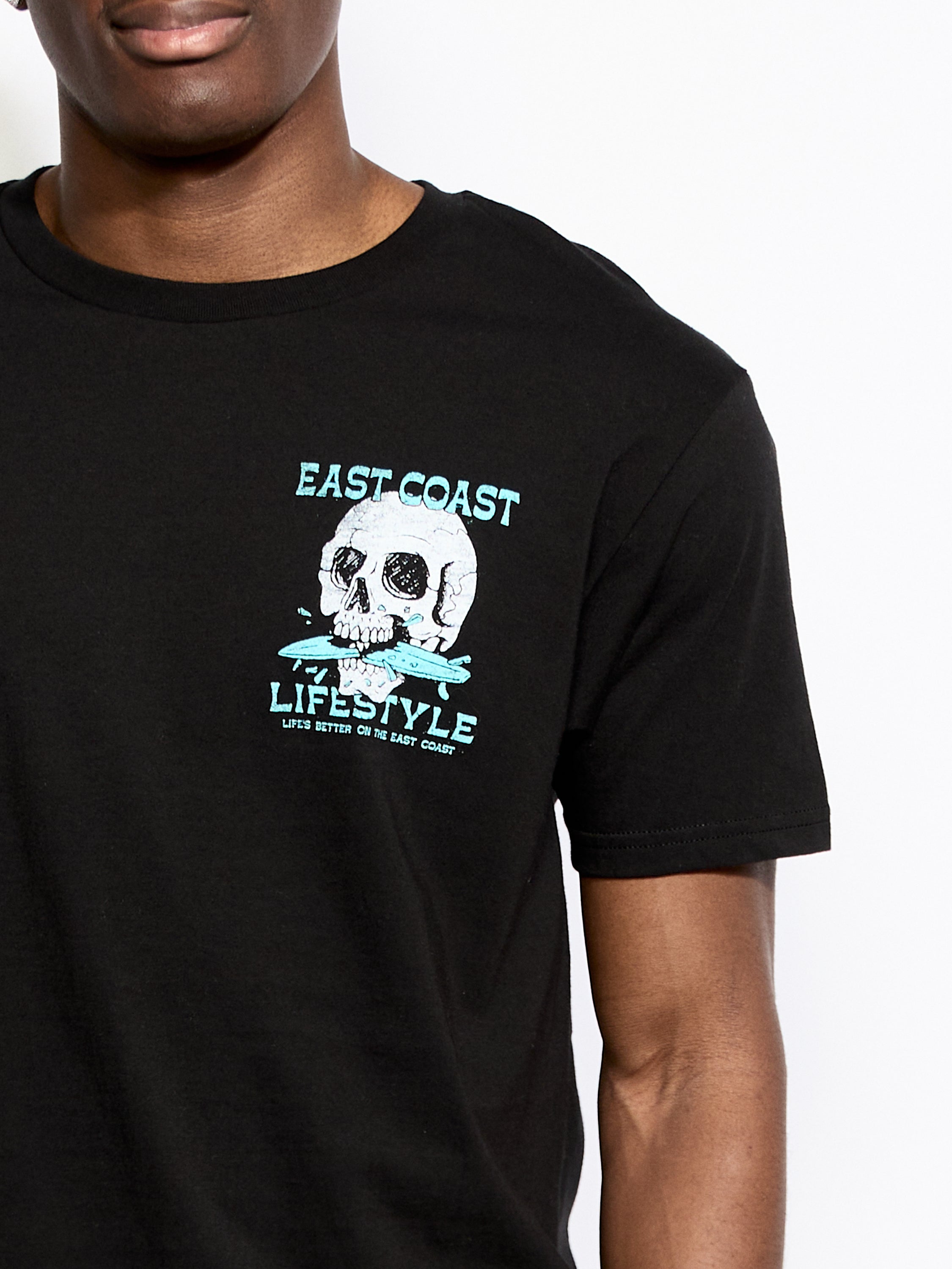 East Coast Lifestyle Surfboard Skeleton Tee