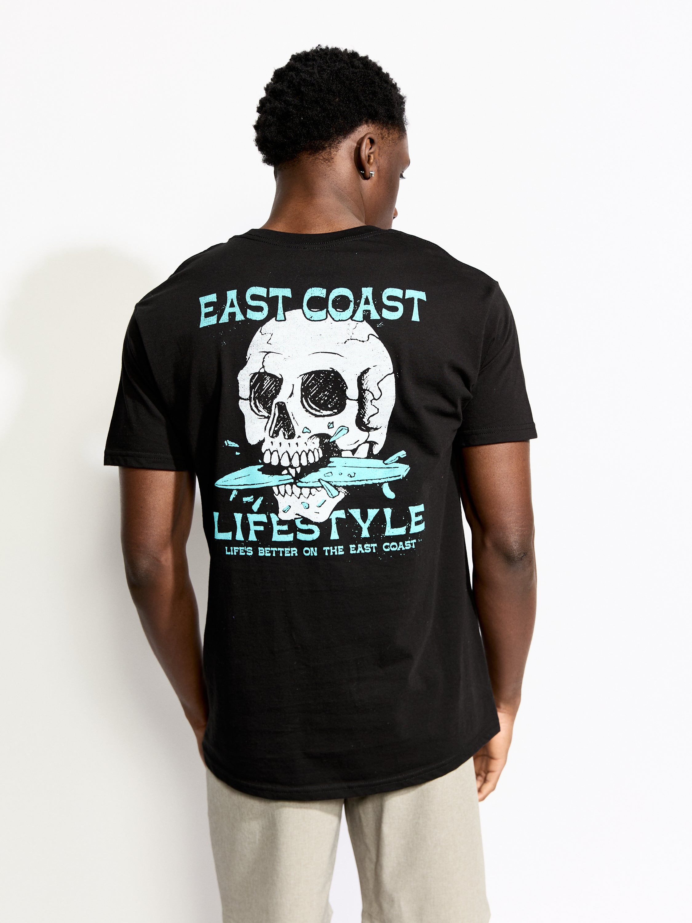 East Coast Lifestyle Surfboard Skeleton Tee