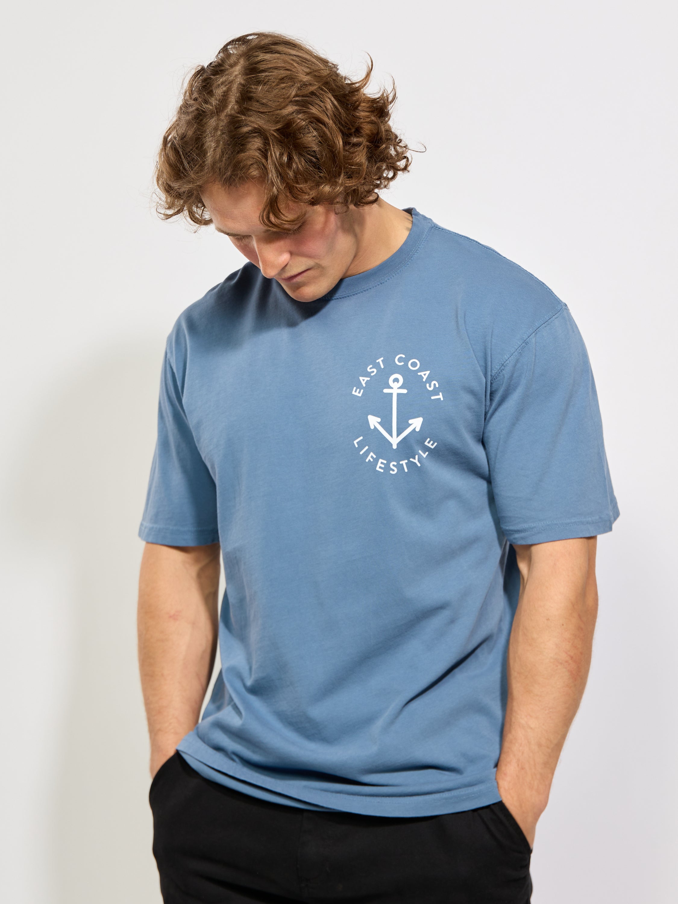 East Coast Lifestyle Stick Anchor Tee