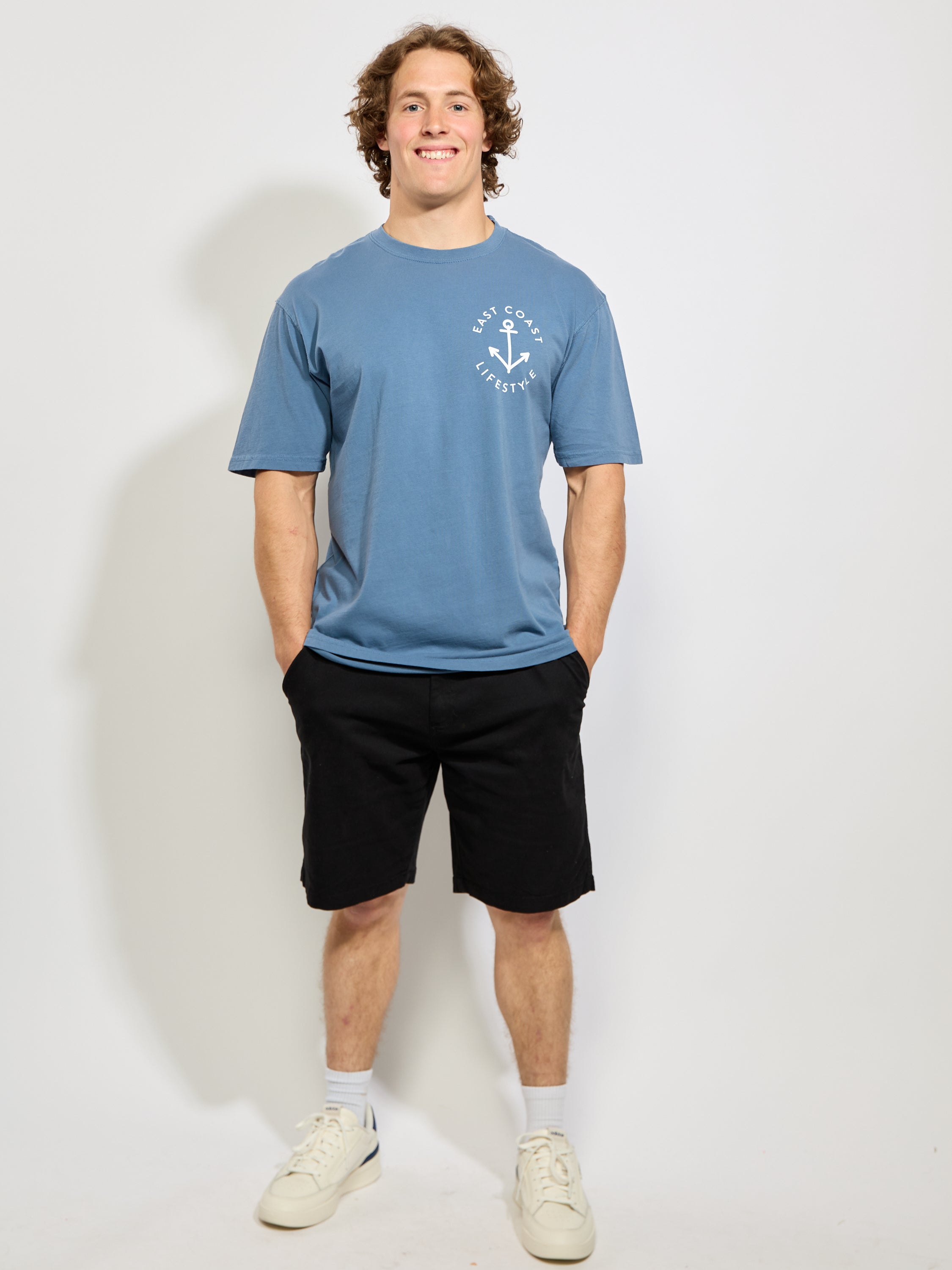 East Coast Lifestyle Stick Anchor Tee