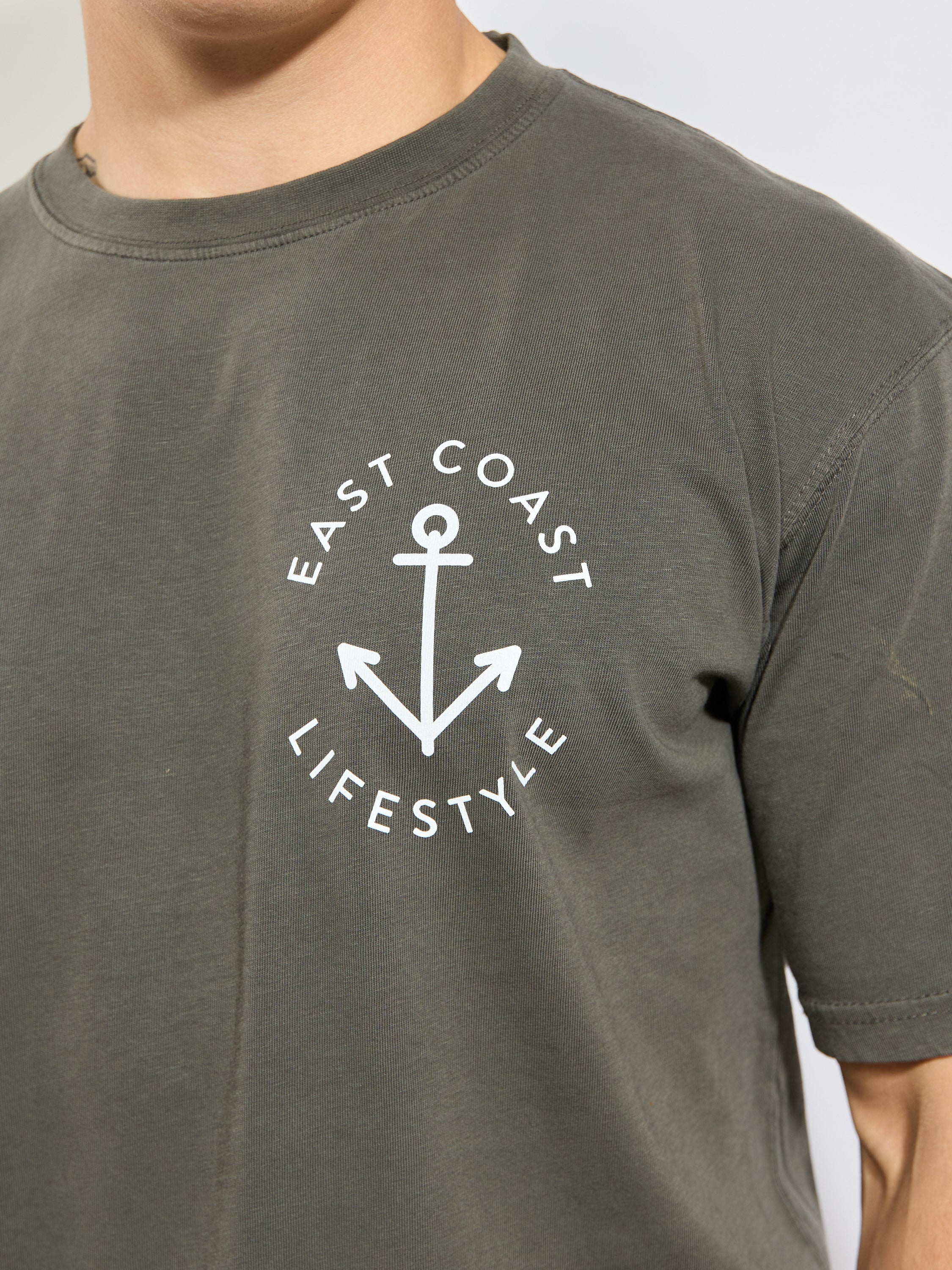 East Coast Lifestyle Stick Anchor Tee