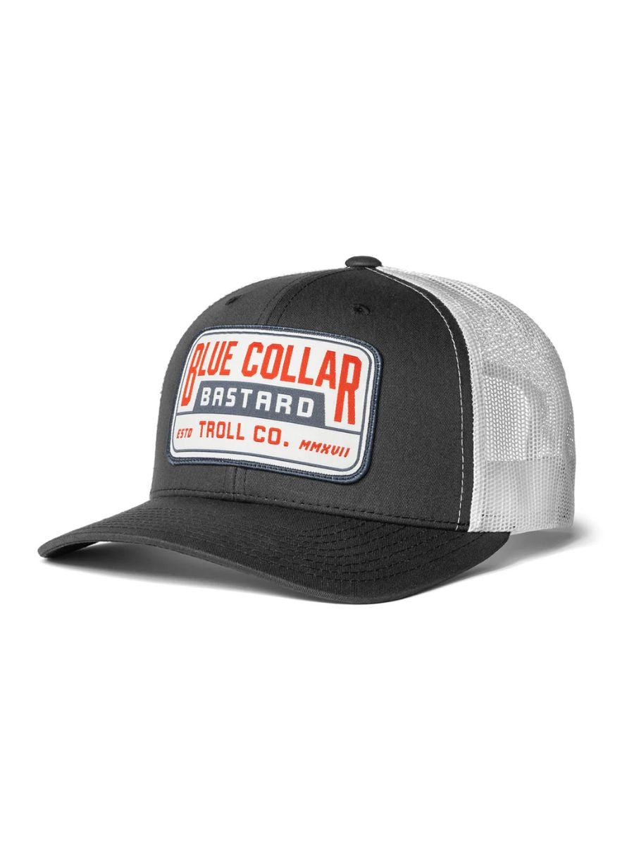 Troll Co. Blue Collar Bastard Curved Brim Hat