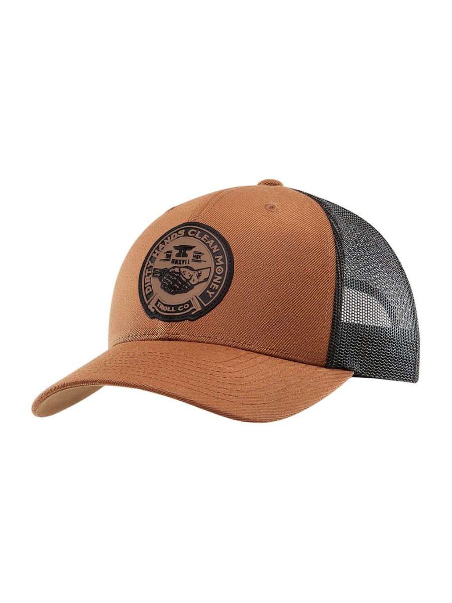 Troll Co. Haggler Curved Brim Brown Hat