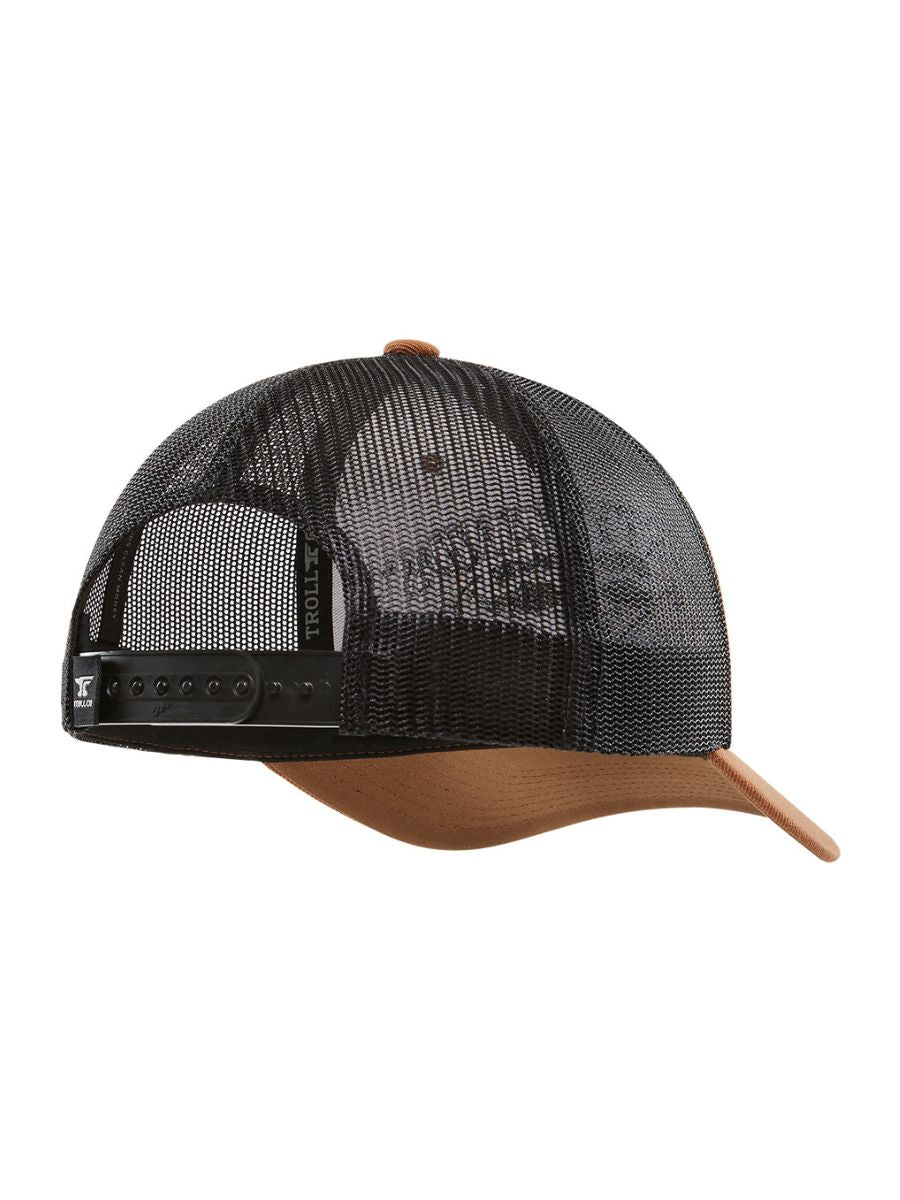 Troll Co. Catena Curved Brim Brown Hat
