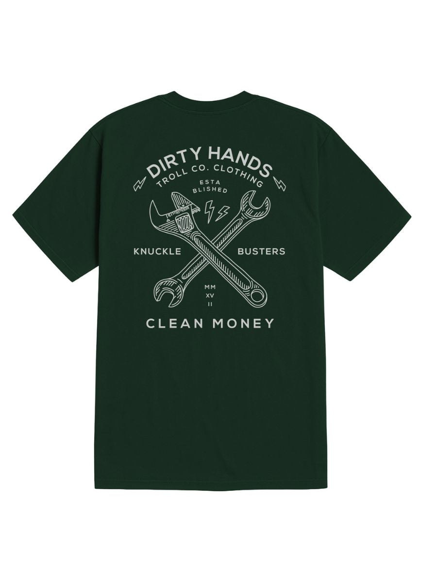 Troll Co. Forest Green Twisting Wrenches Tee