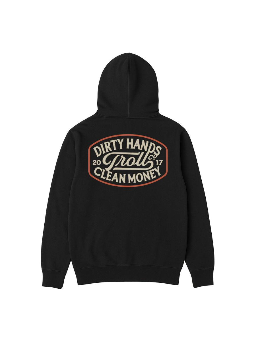 Troll Co. Dirty Hands Clean Money Model Hoodie
