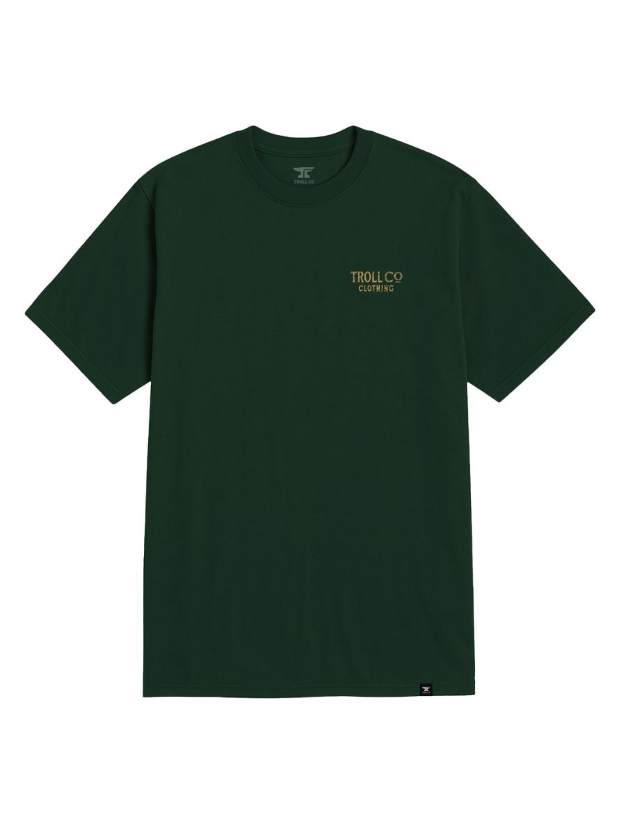 Troll Co. Forest Green Work Acres Tee