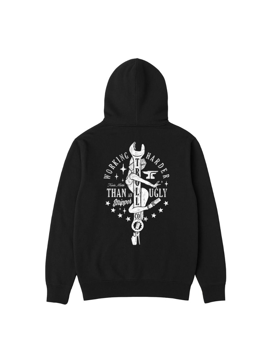 Troll Co. Working Harder Wrench Hoodie