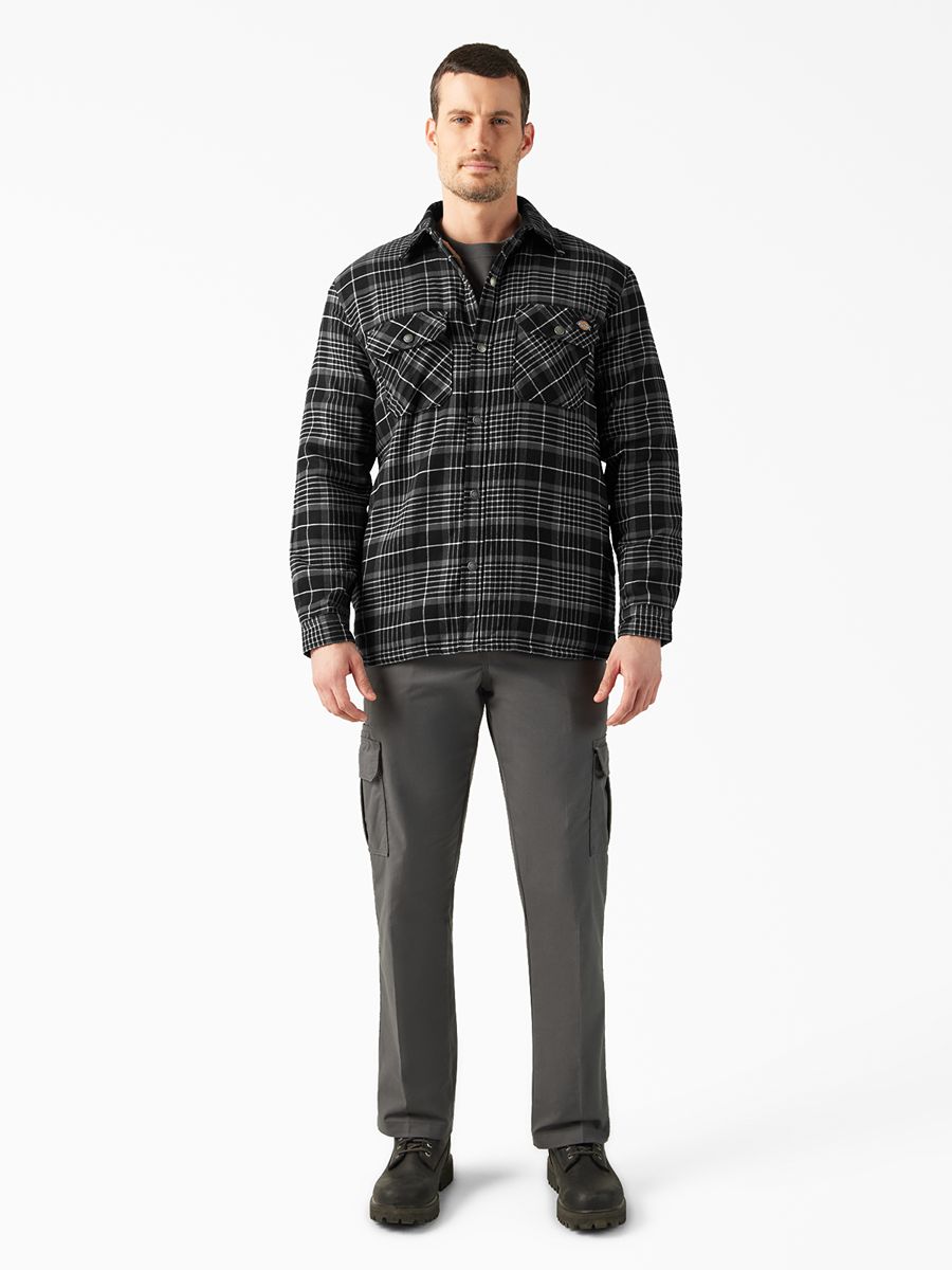 Dickies Sherpa Lined Flannel Shacket