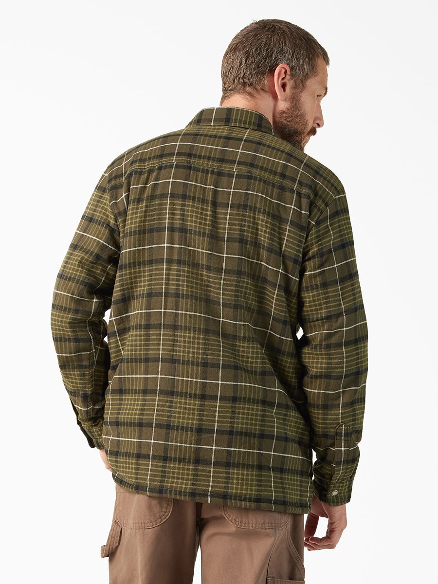Dickies Sherpa Lined Flannel Shacket
