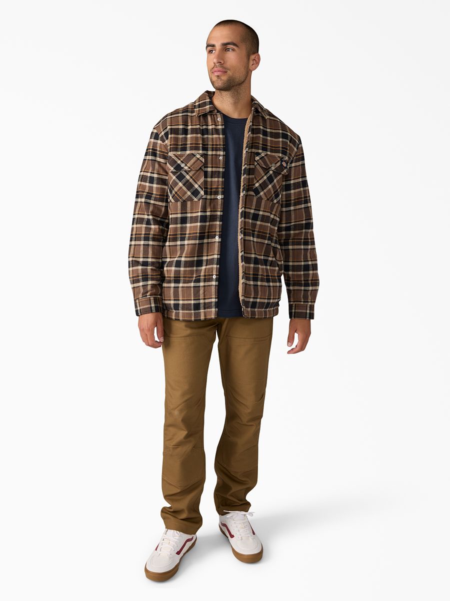Dickies Sherpa Lined Flannel Shacket