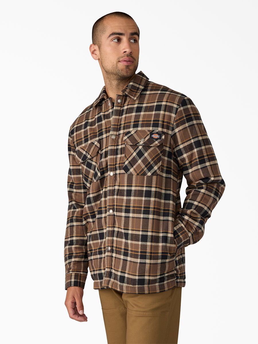 Dickies Sherpa Lined Flannel Shacket