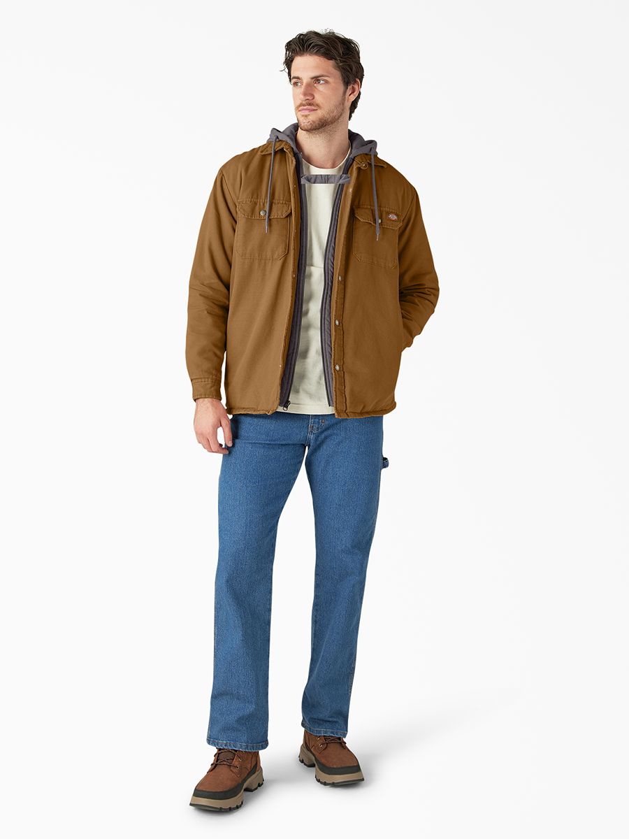 Dickies Fleece Hooded Duck Shacket