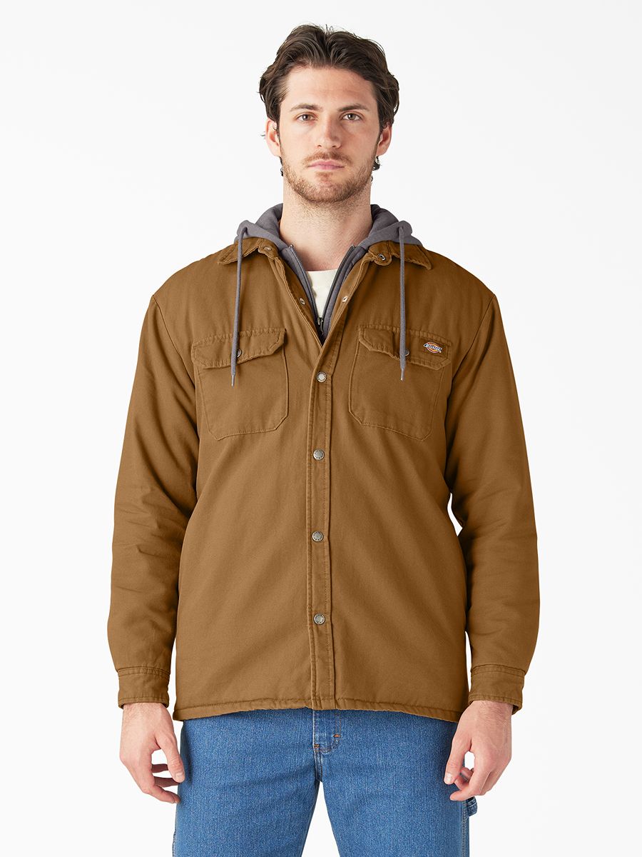 Dickies Fleece Hooded Duck Shacket