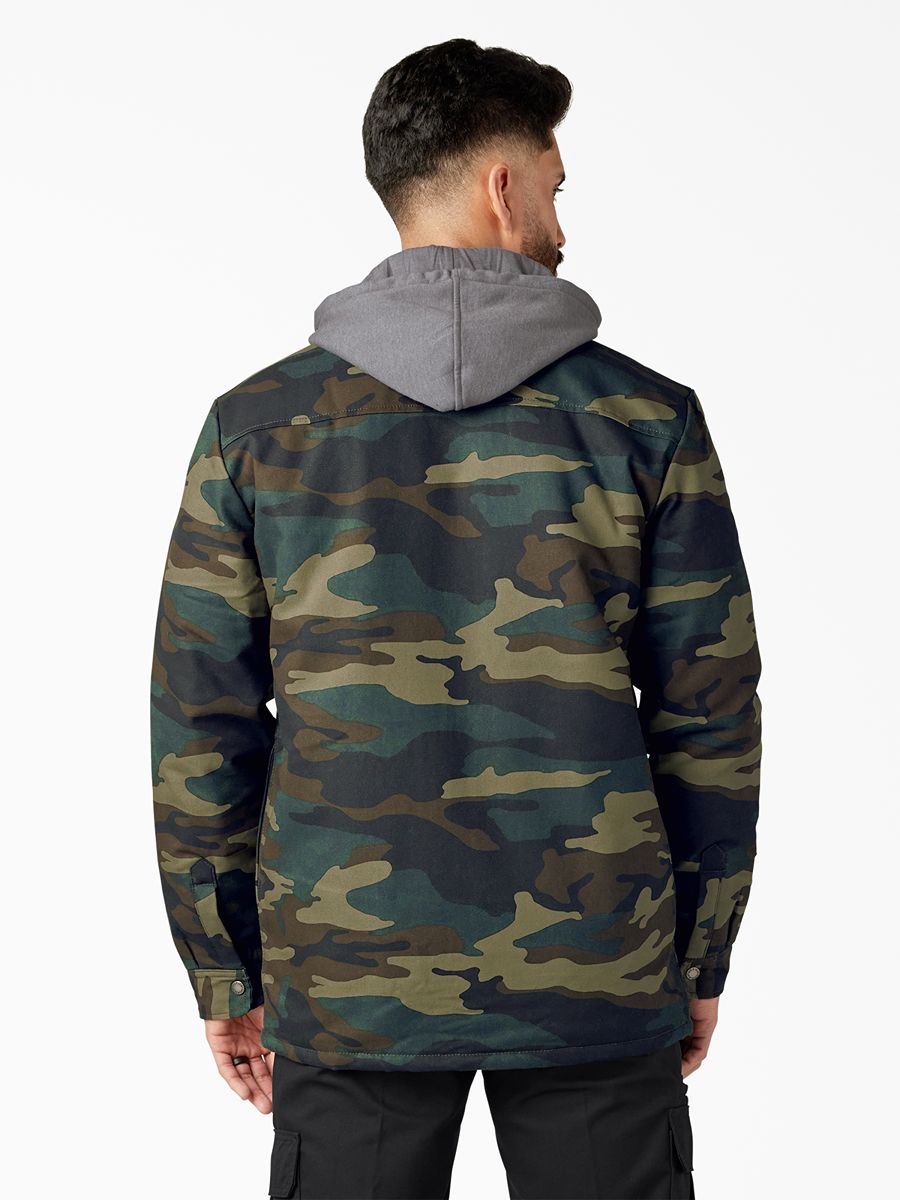 Dickies Fleece Hooded Duck Shacket