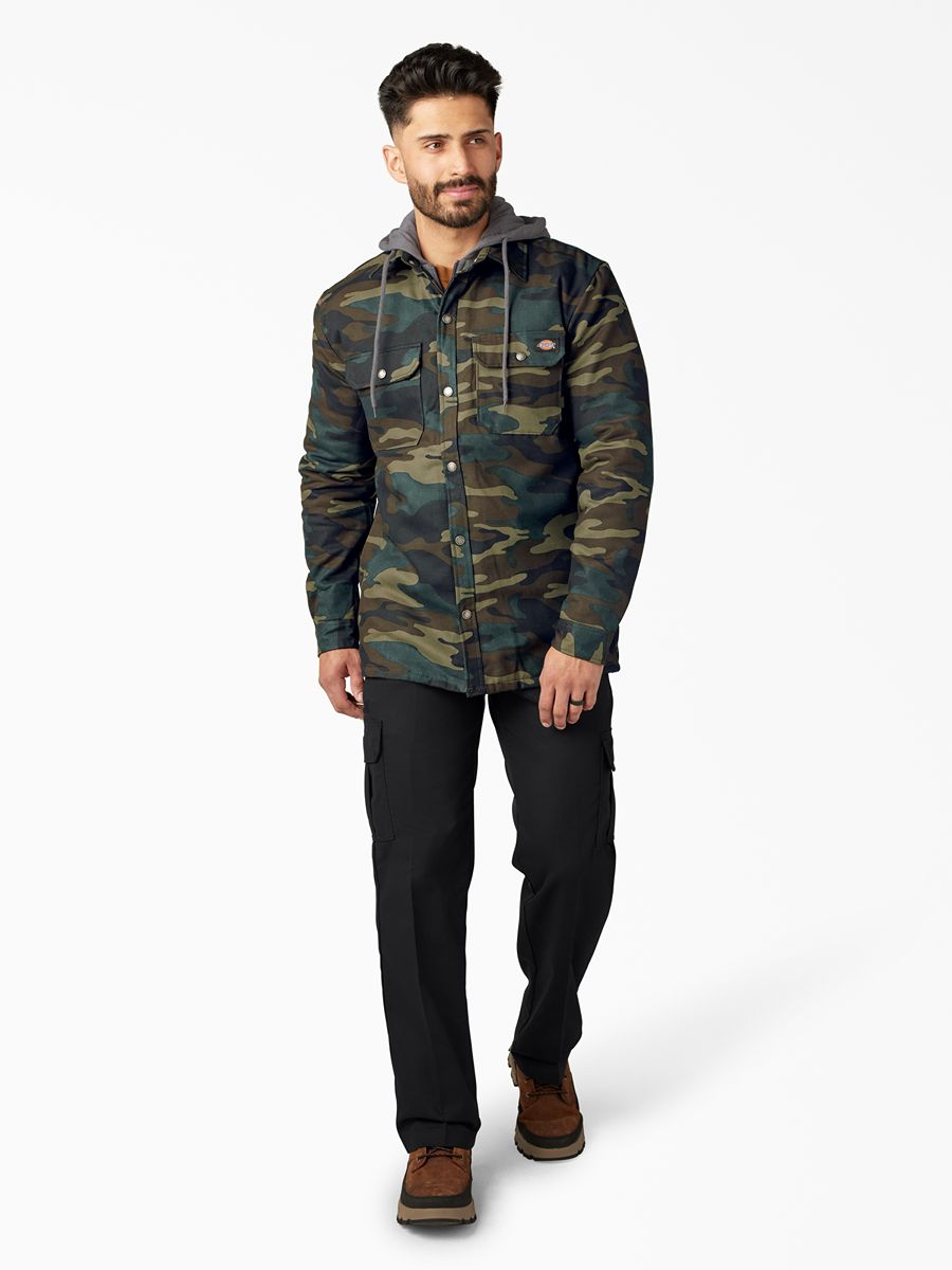 Dickies Fleece Hooded Duck Shacket