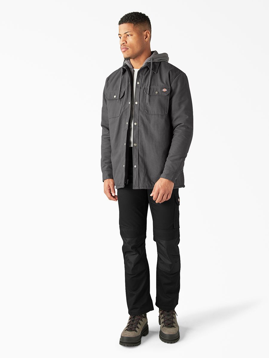 Dickies Fleece Hooded Duck Shacket