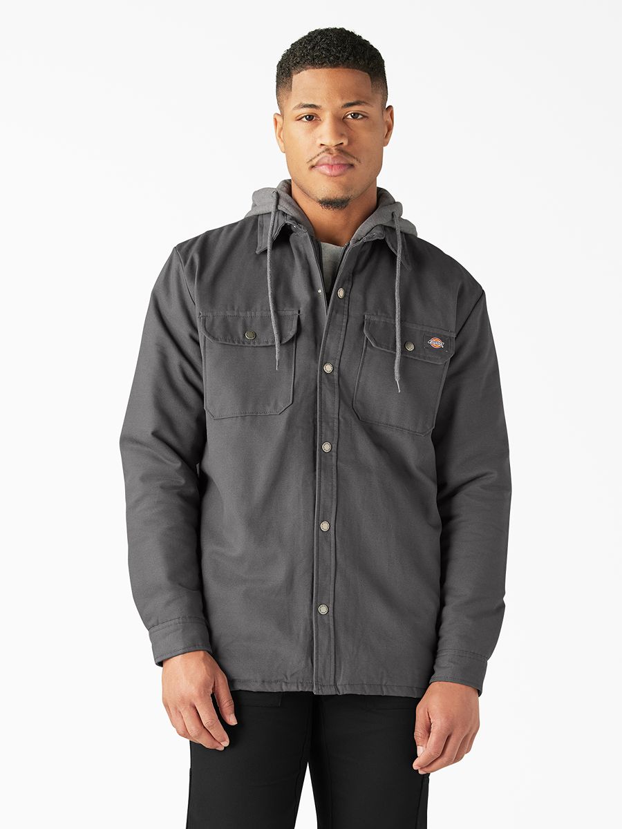 Dickies Fleece Hooded Duck Shacket