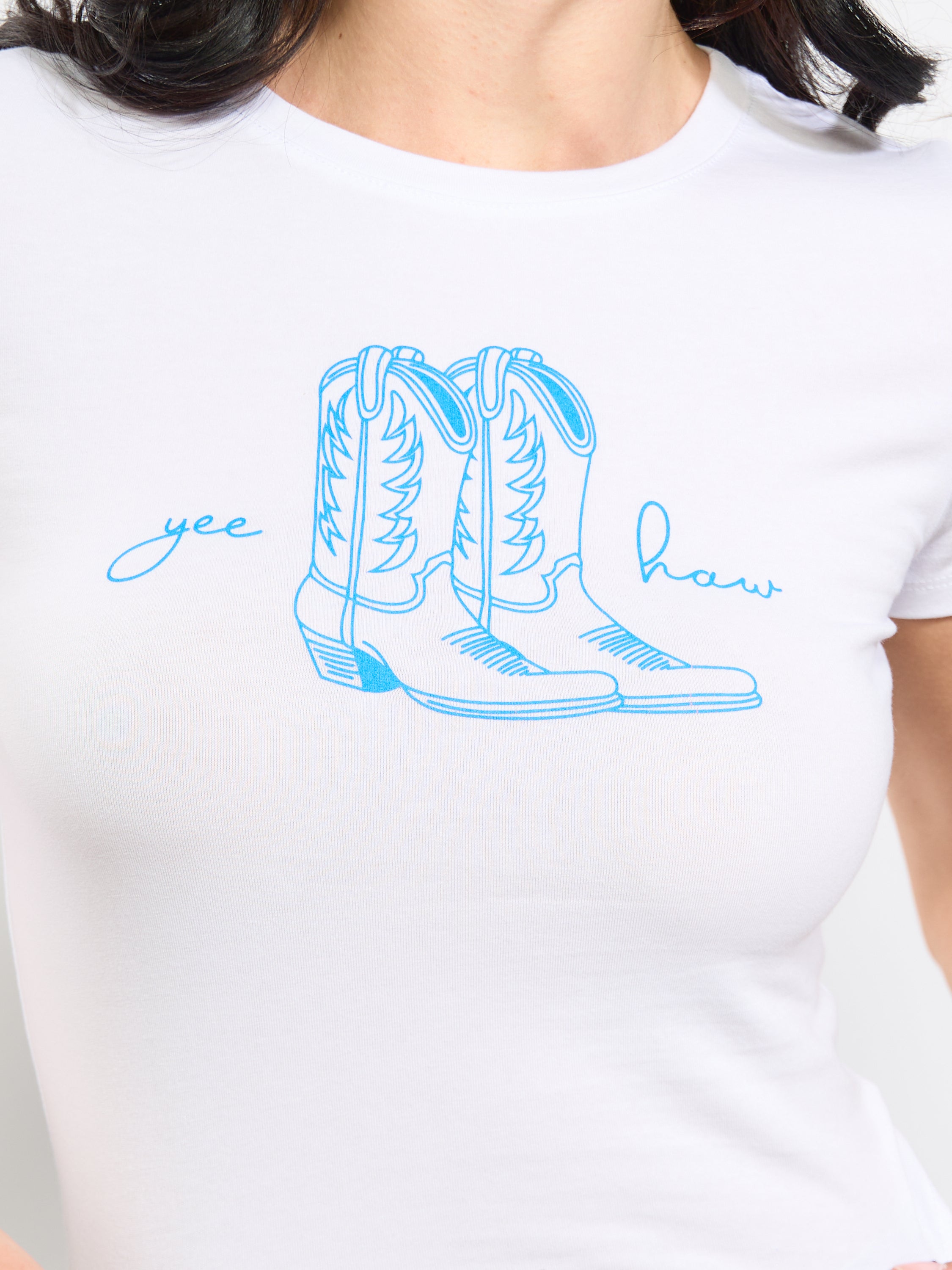 Yee Haw Boots Baby Tee
