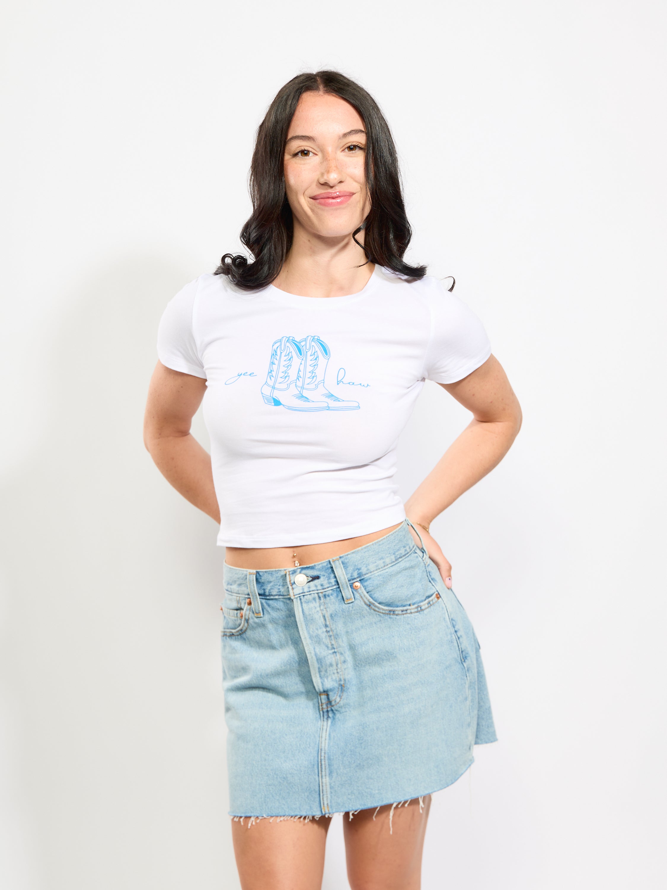 Yee Haw Boots Baby Tee