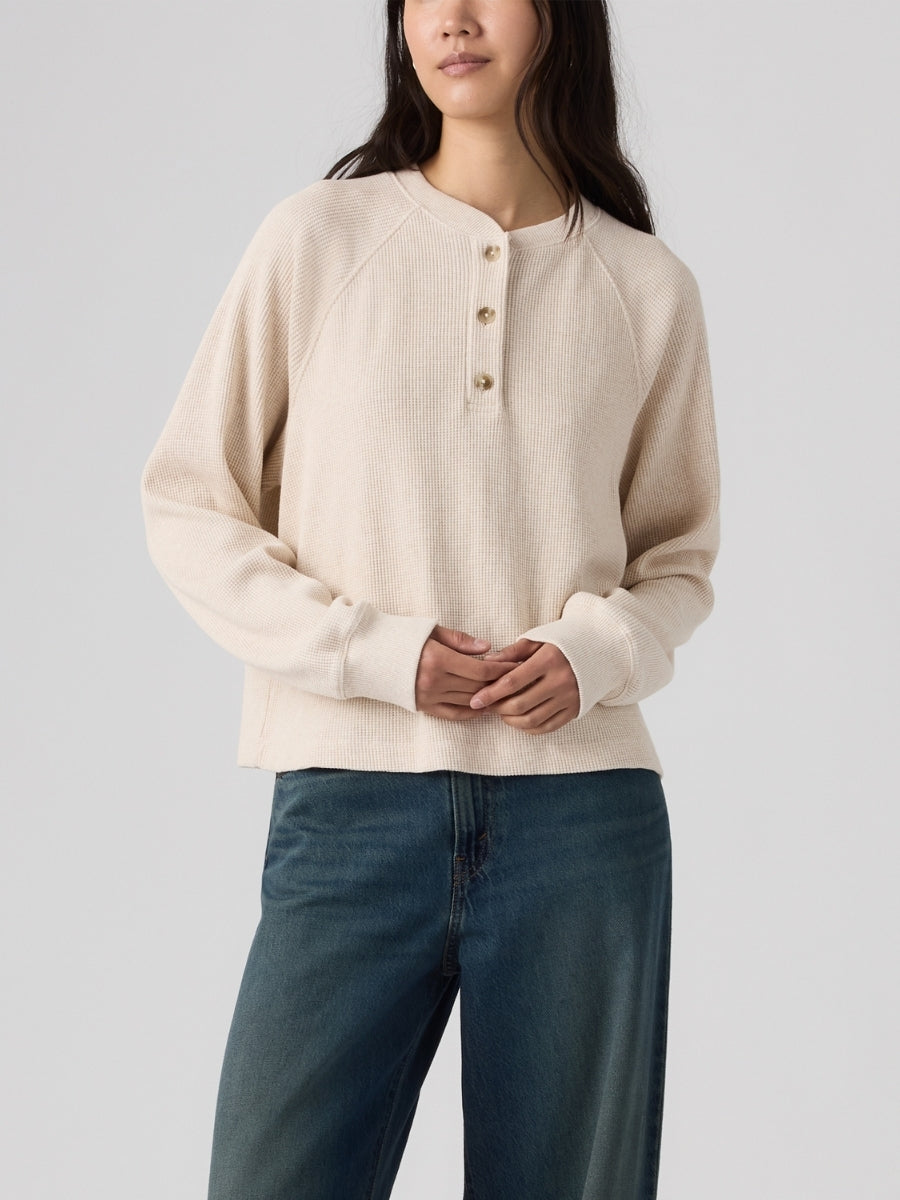 Levi’s Lassen Oatmeal Henley Top
