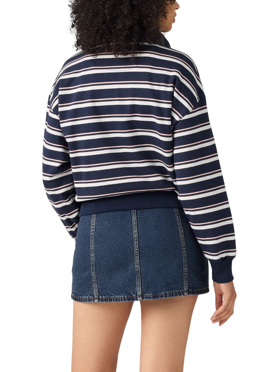 Levi's Everyday Stripe 1/4 Zip Sweatshirt