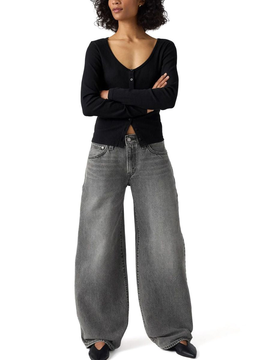 Levi’s Middy Balloon Disquiet Black Jean