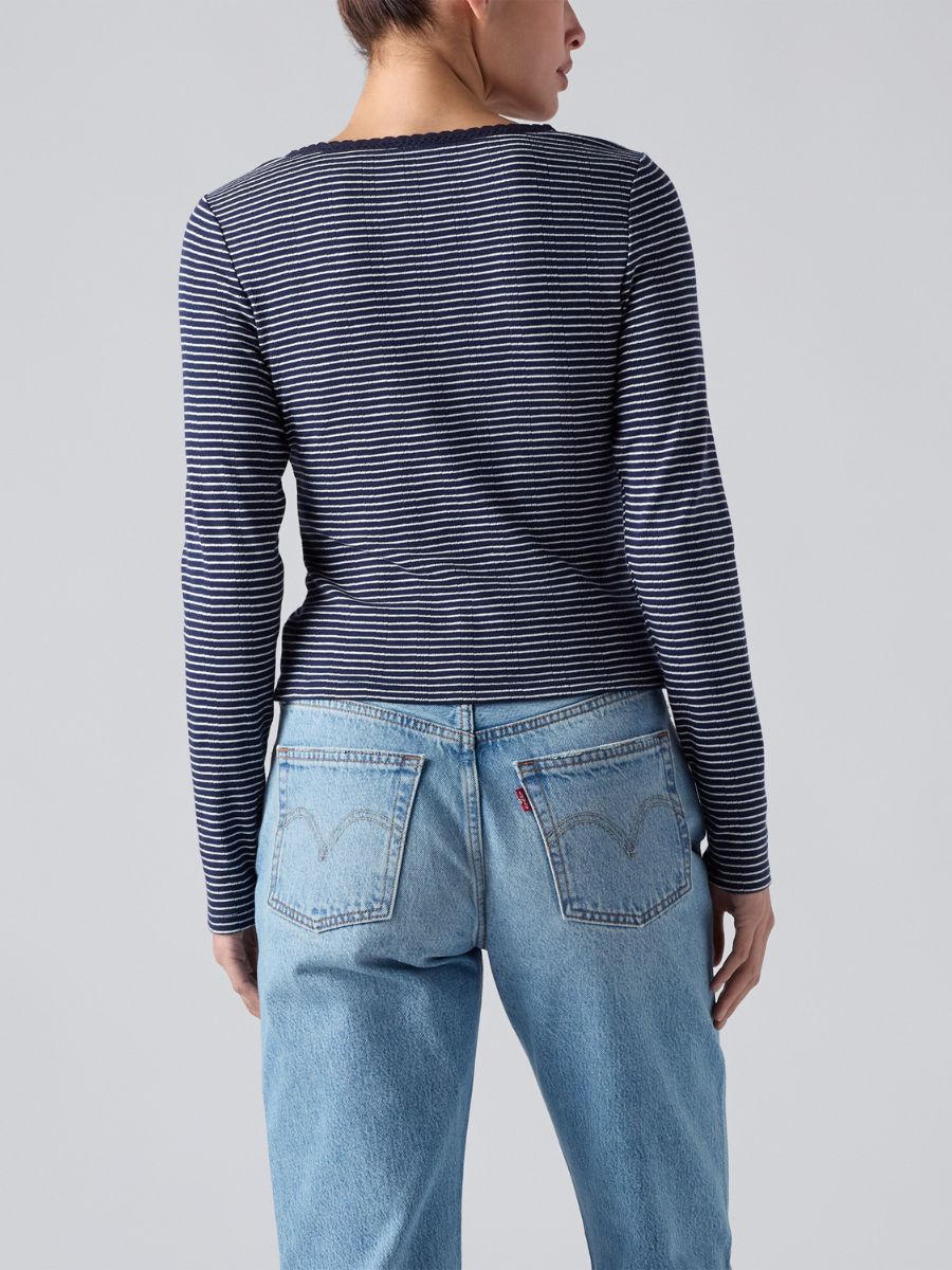 Levi’s Dry Goods Pointelle Navy Top