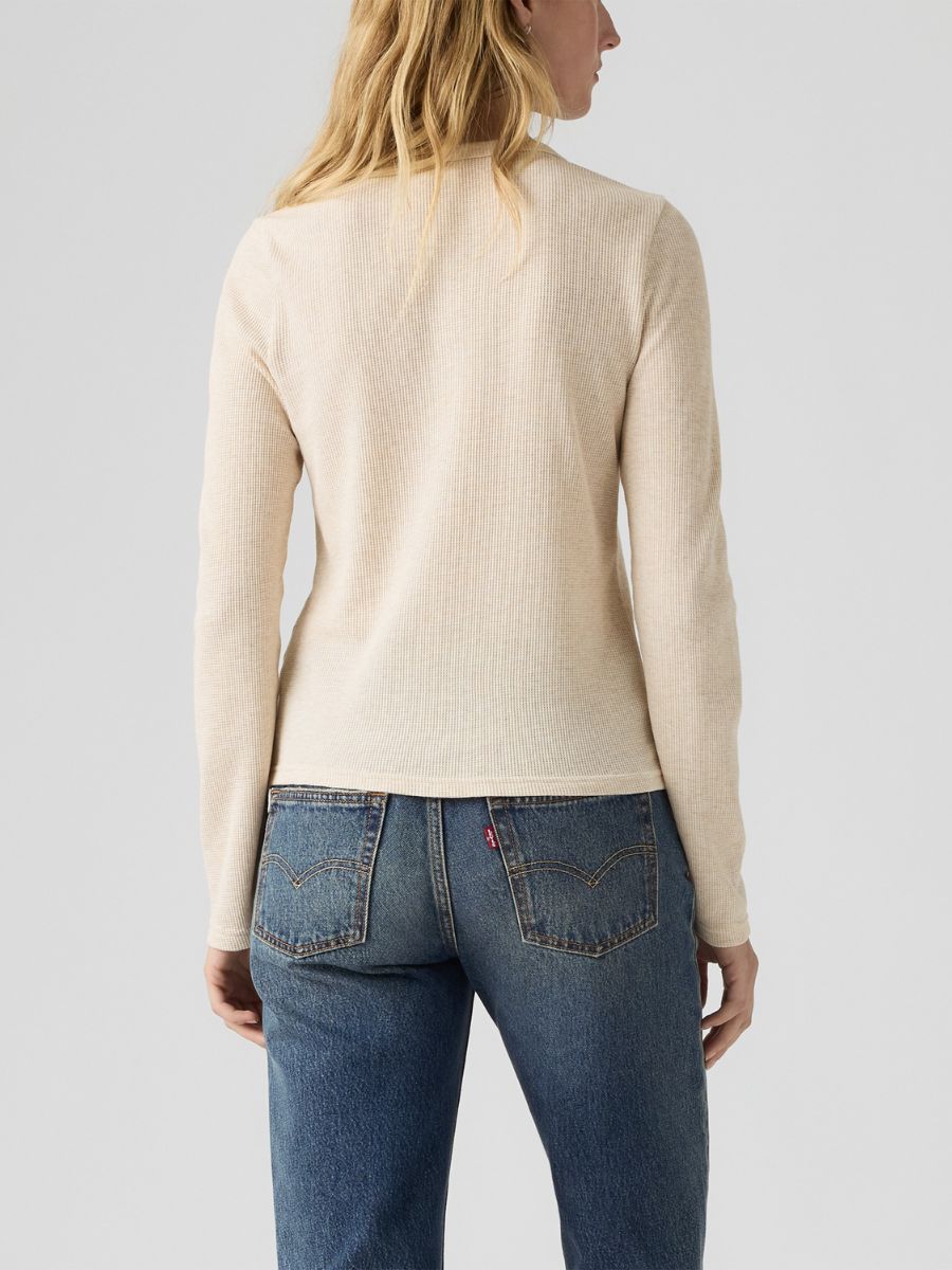 Levi's Rooney Waffle Oatmeal Henley