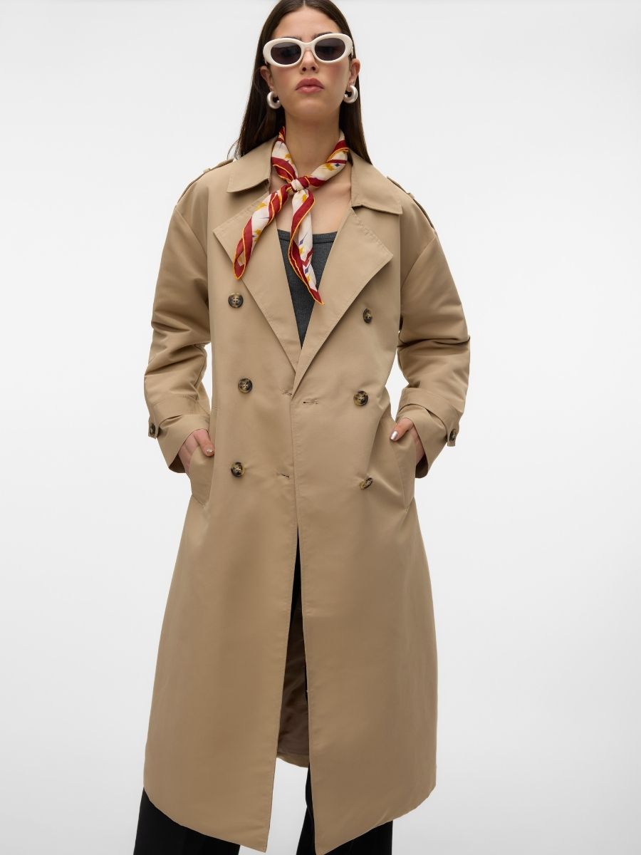 Vero Moda Chloe Long Trenchcoat