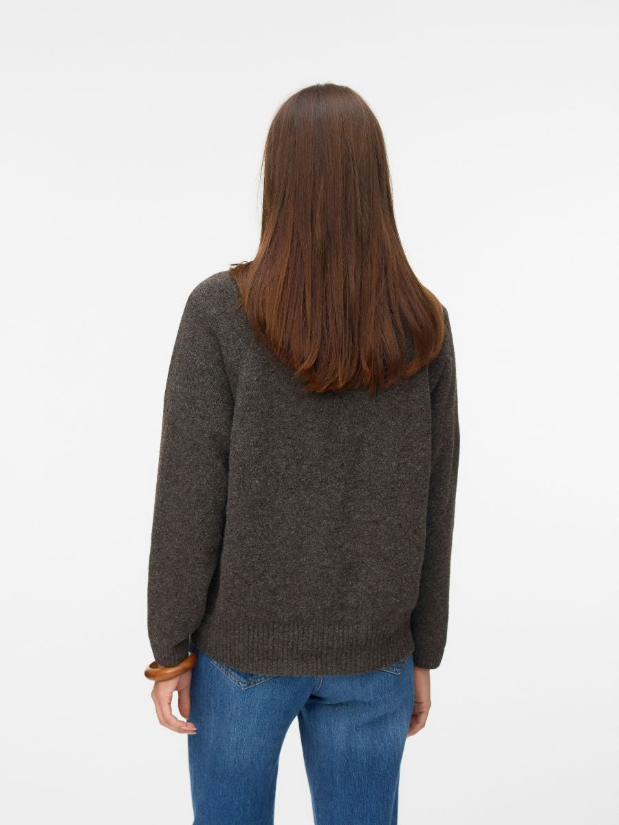 Boom Long Sleeve V-Neck Button Cardigan