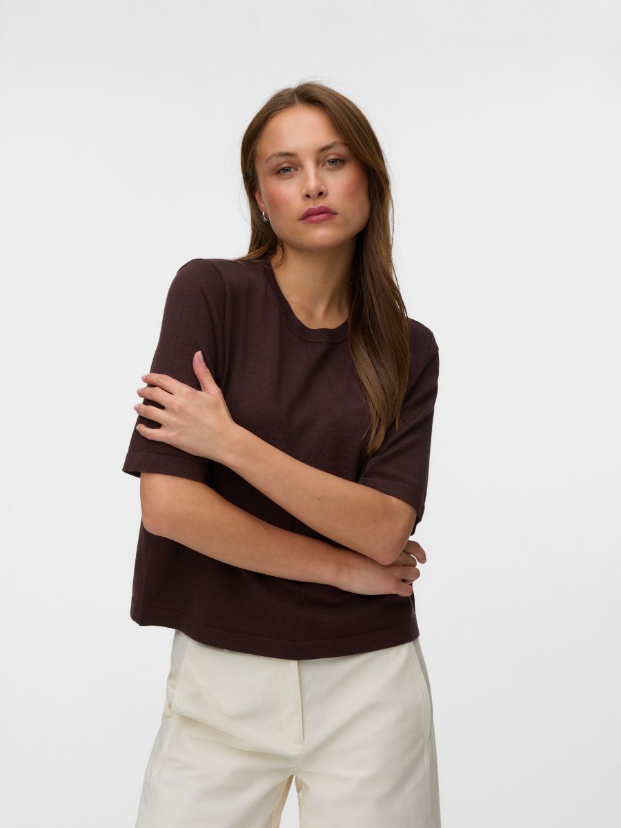 Vero Moda Silje O-Neck 2/4 Sleeve Knit Sweater