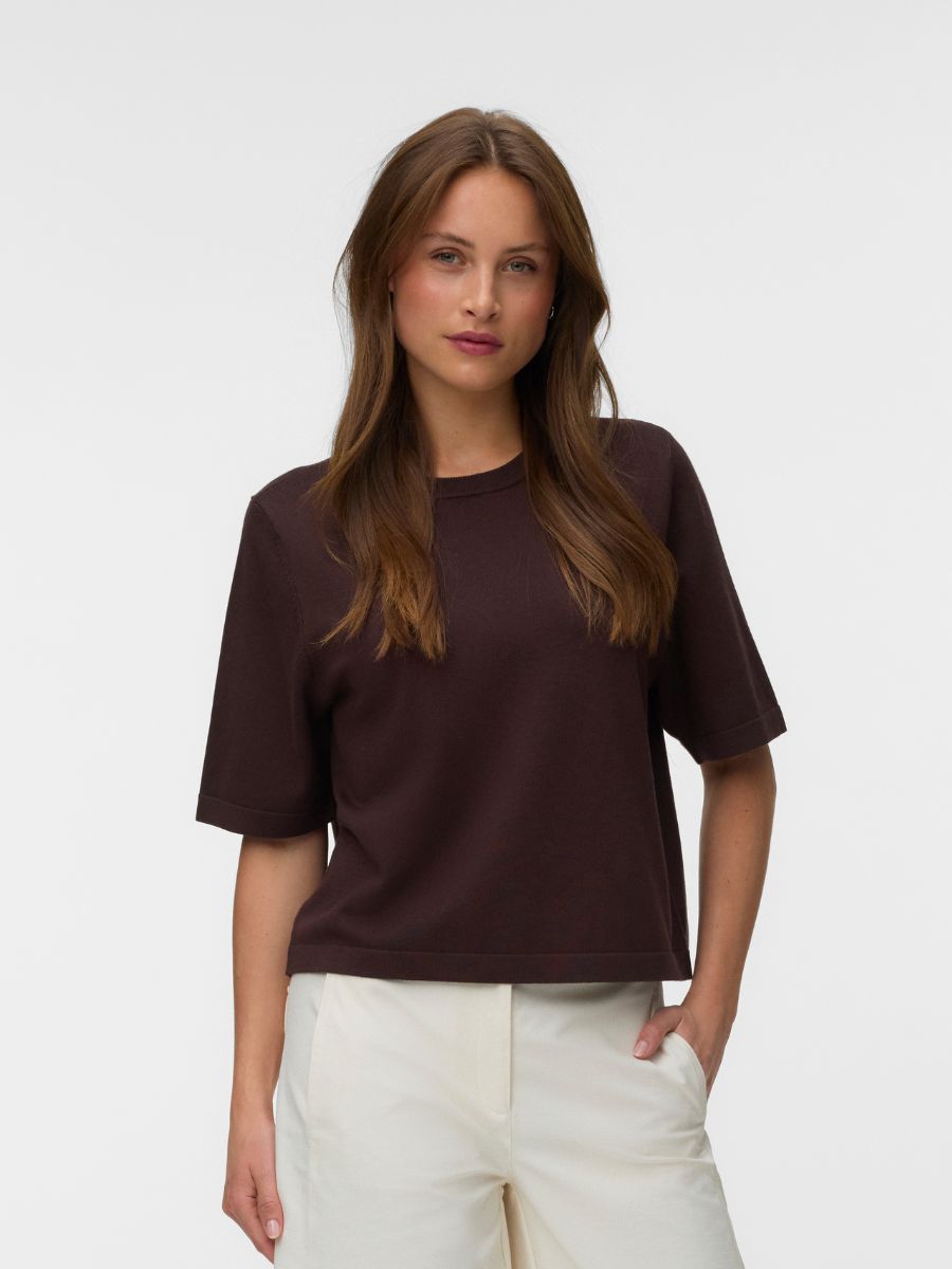 Vero Moda Silje O-Neck 2/4 Sleeve Knit Sweater
