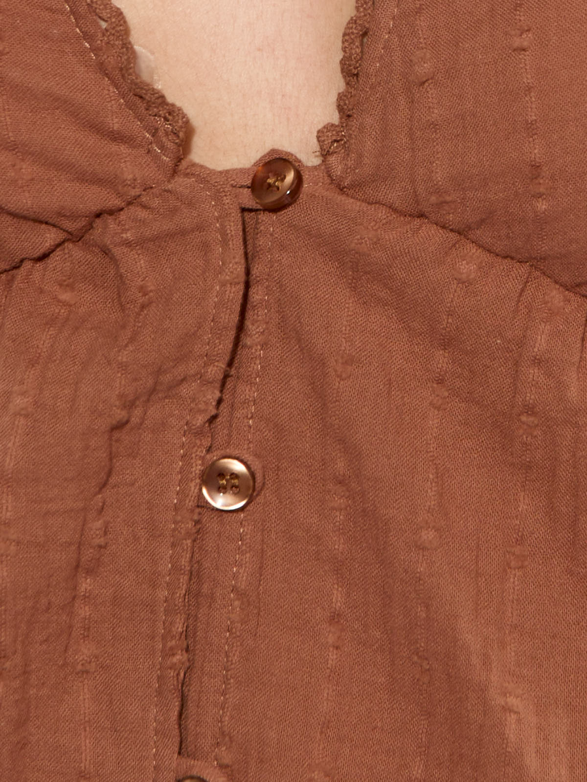 Mary V-Neck Long Sleeve Blouse