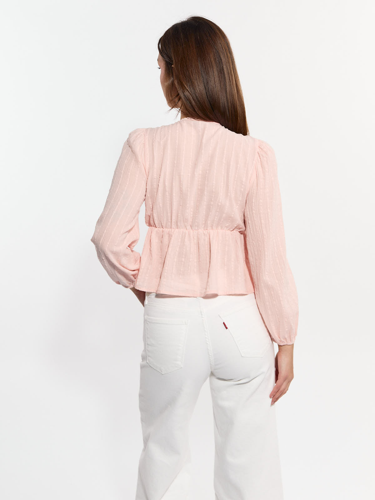 Mary V-Neck Long Sleeve Blouse