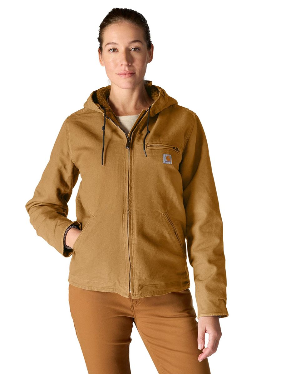 Carhartt Washed Duck Sherpa Lined Jacket