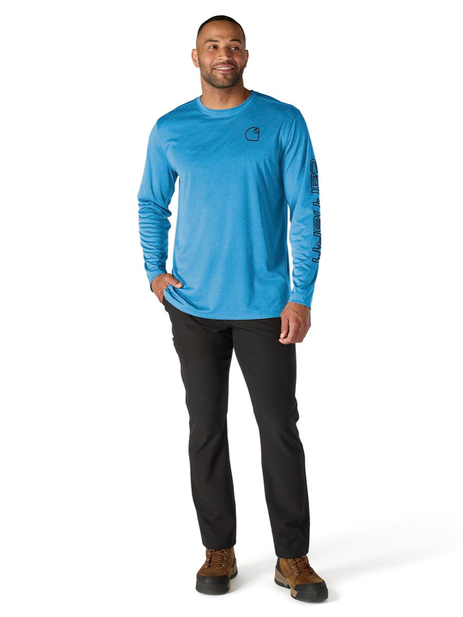 Carhartt Force Sun Long Sleeve Logo Tee