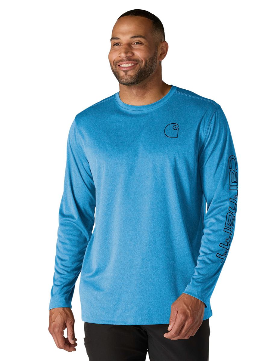 Carhartt Force Sun Long Sleeve Logo Tee