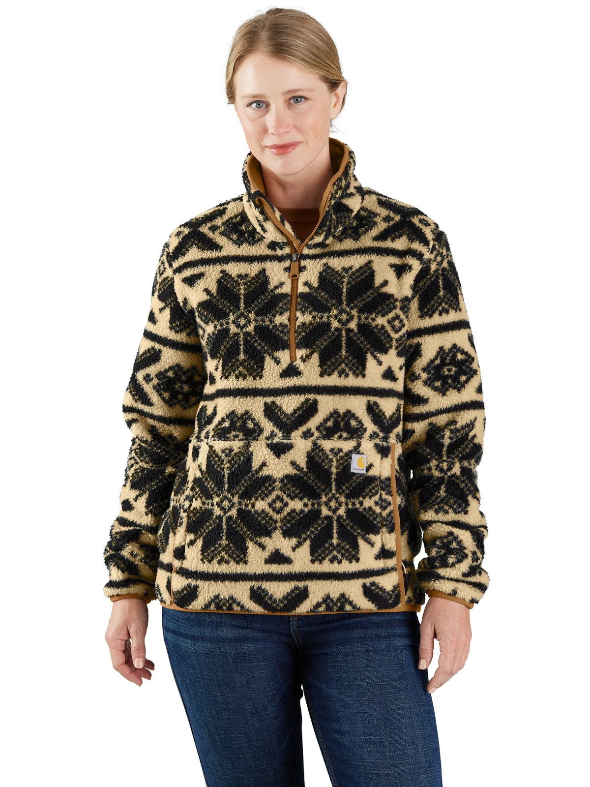 Carhartt Loose Fit Fleece Quarter Zip Pullover