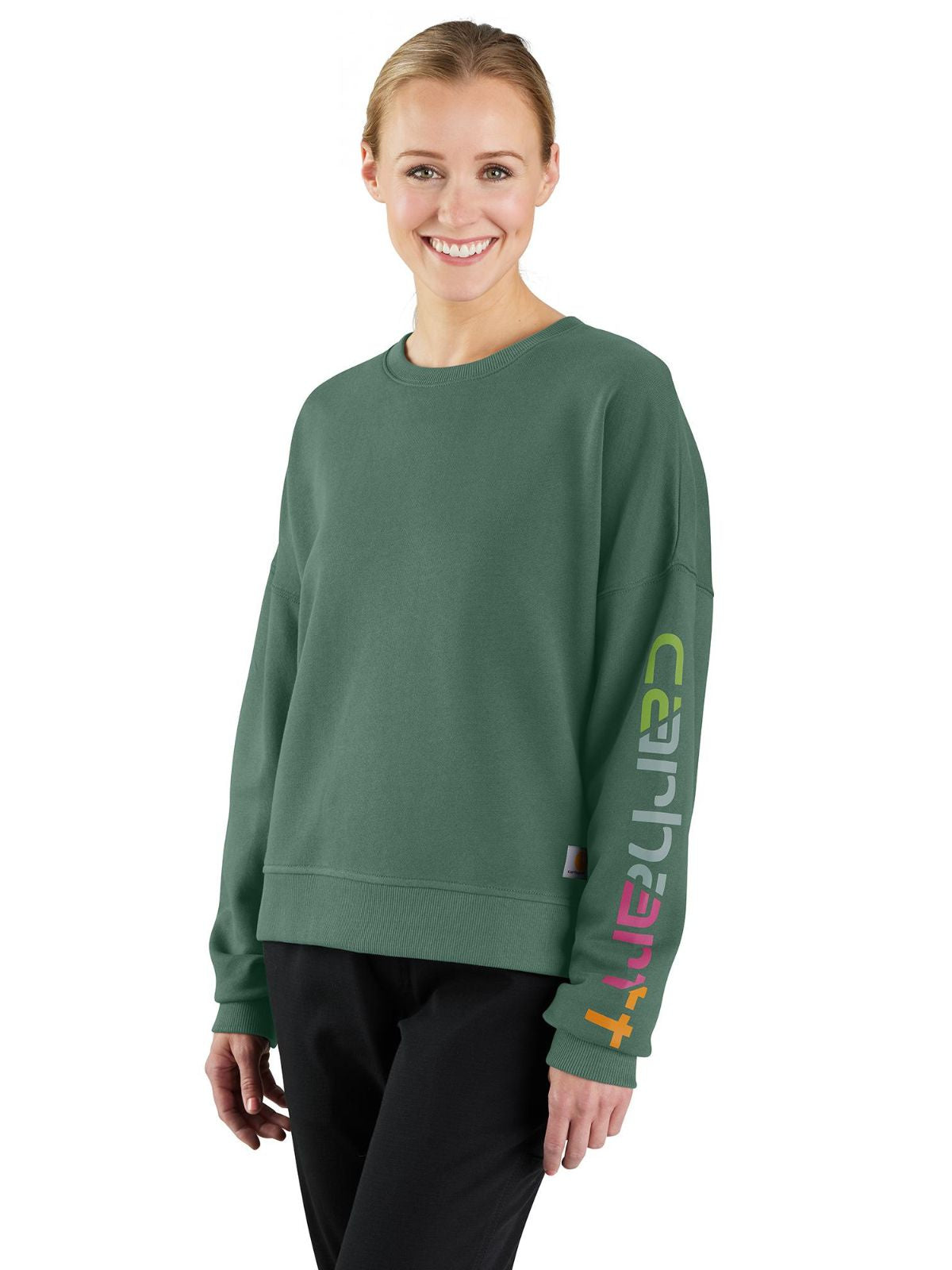 Carhartt Tencel Sleeve Logo Crew Sweater