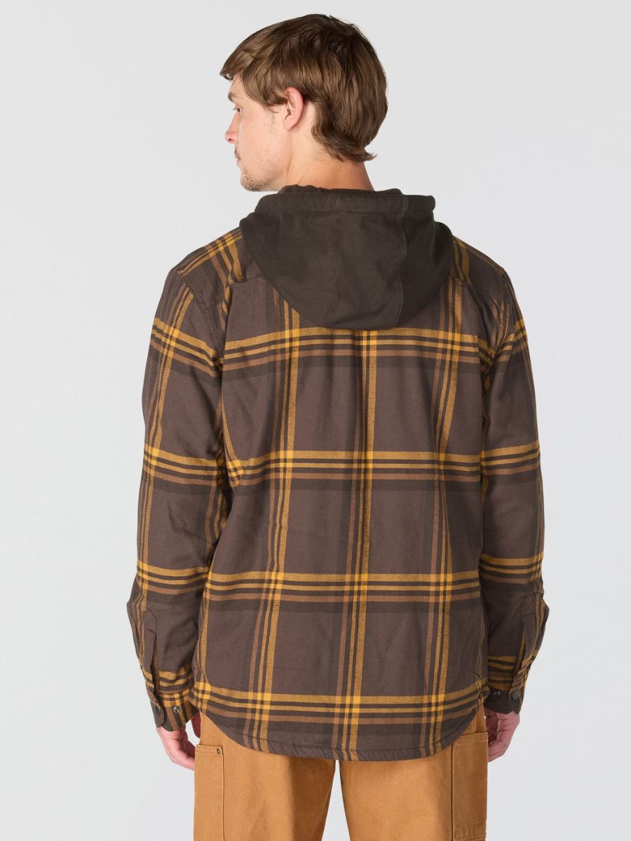 Carhartt Relaxed Fit Fleece Lined Hooded Flannel