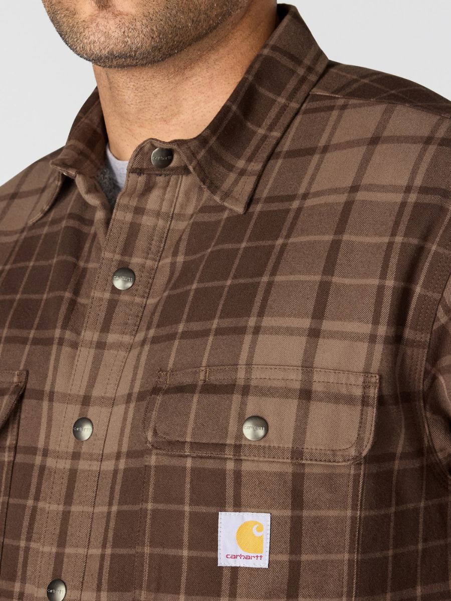 Carhartt Relaxed Fit Lined Sherpa Flannel