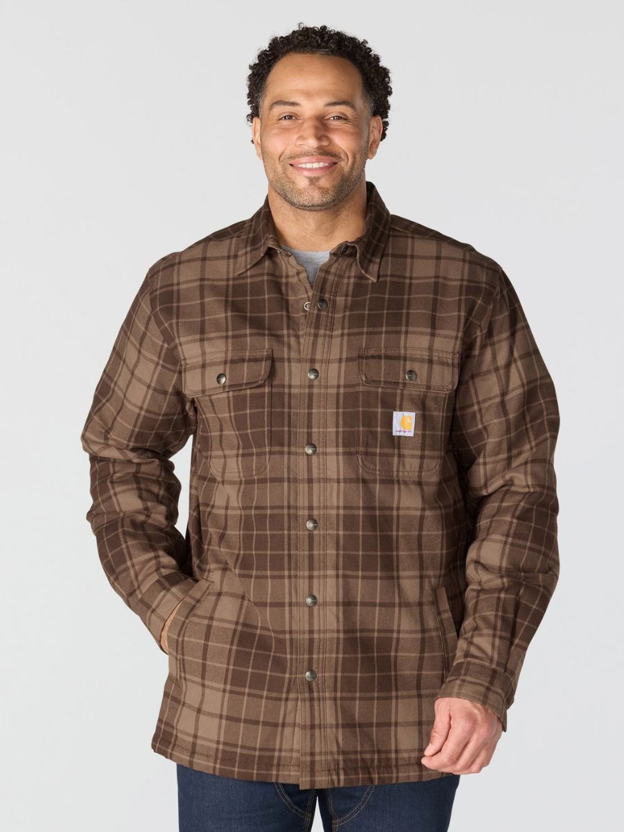 Carhartt Relaxed Fit Lined Sherpa Flannel