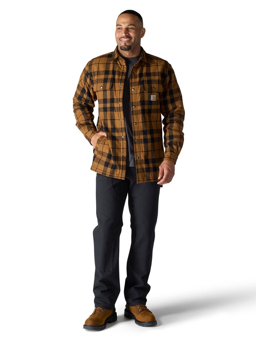 Carhartt Relaxed Fit Lined Sherpa Flannel
