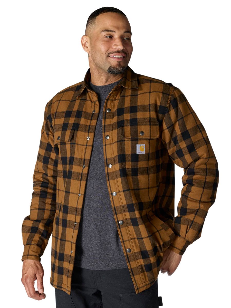 Carhartt Relaxed Fit Lined Sherpa Flannel