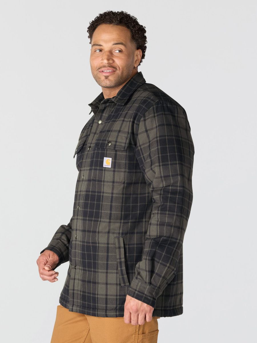 Carhartt Relaxed Fit Lined Sherpa Flannel