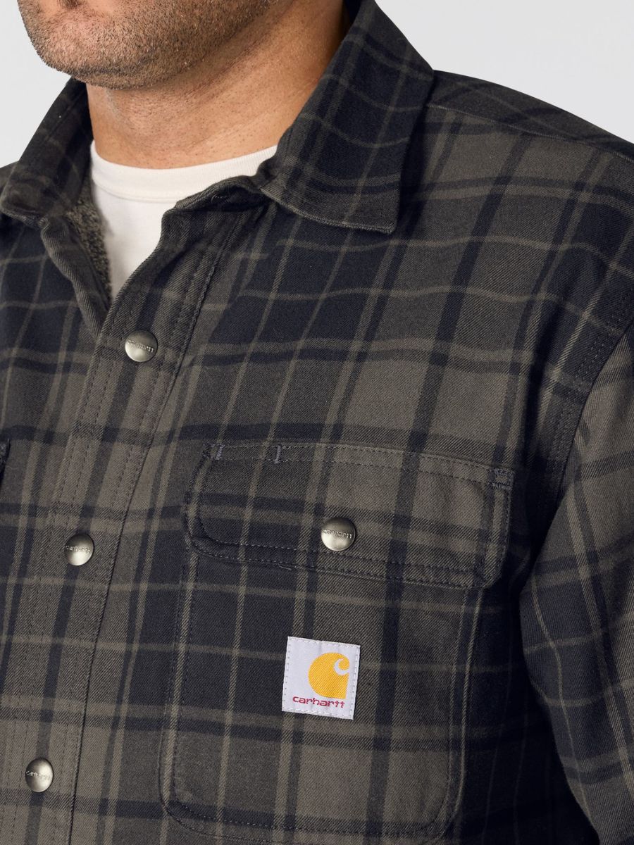 Carhartt Relaxed Fit Lined Sherpa Flannel